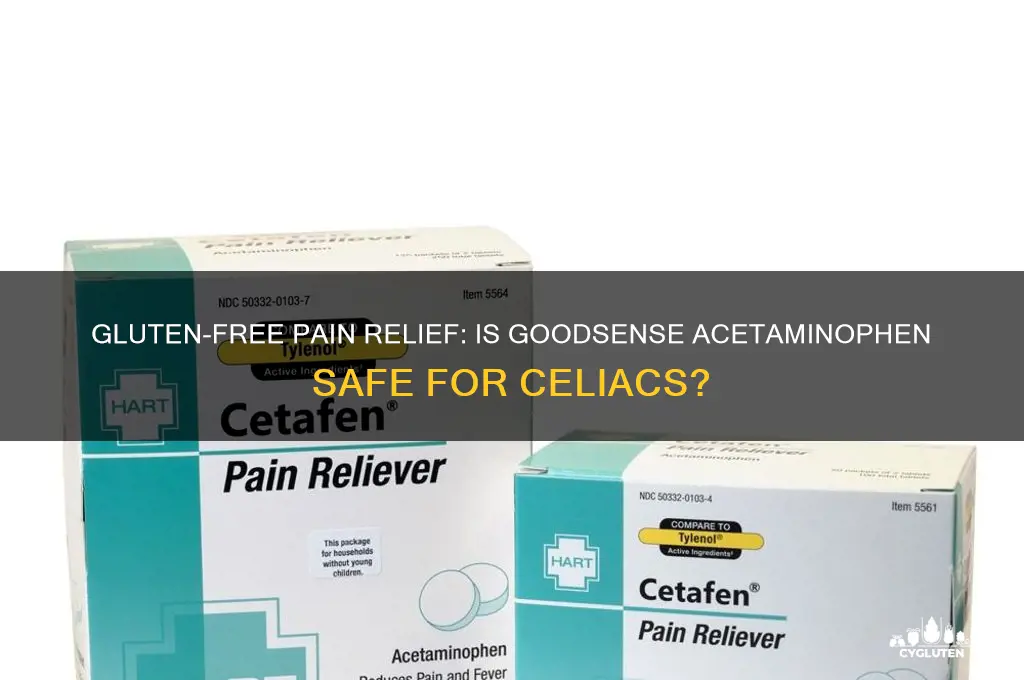 is goodsense acetaminophen gluten-free