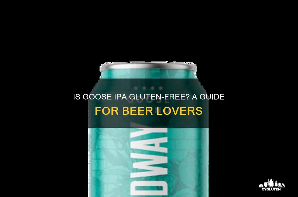 is goose ipa gluten free
