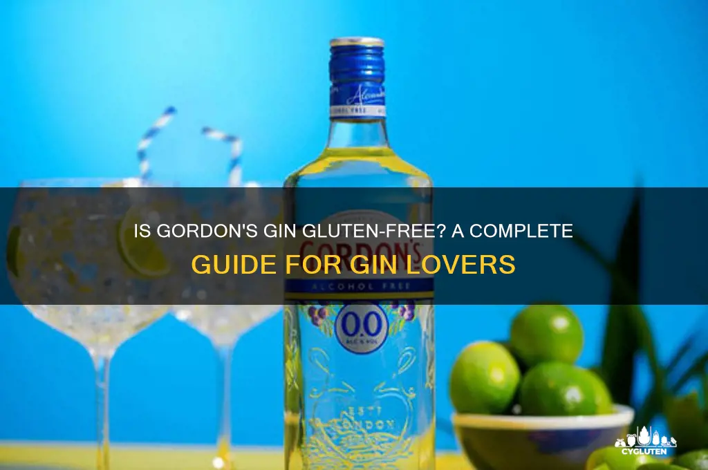 is gordon gin gluten free