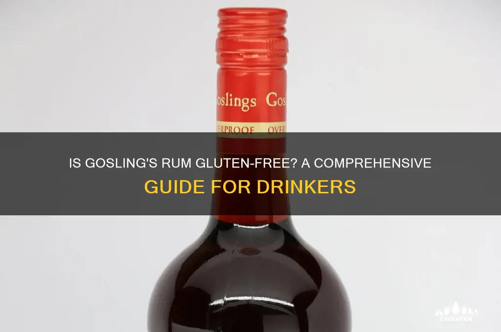 is goslings rum gluten free