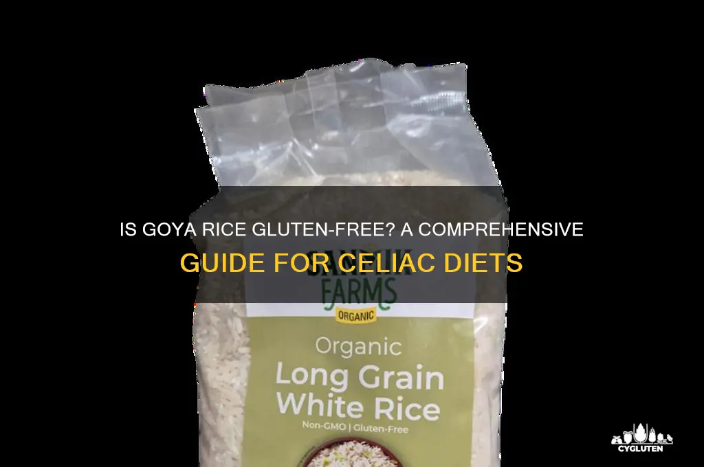 is goya rice gluten free