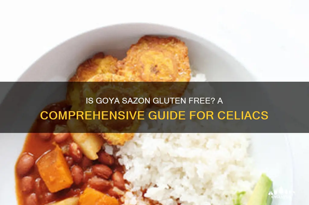 is goya sazon gluten free