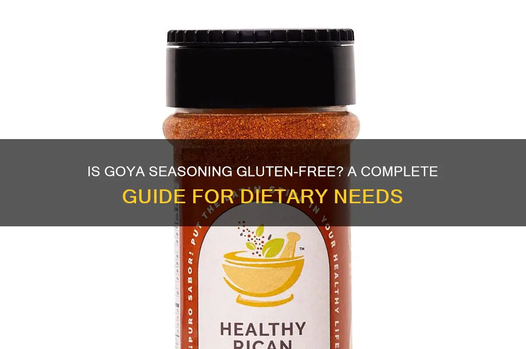 is goya seasoning gluten free