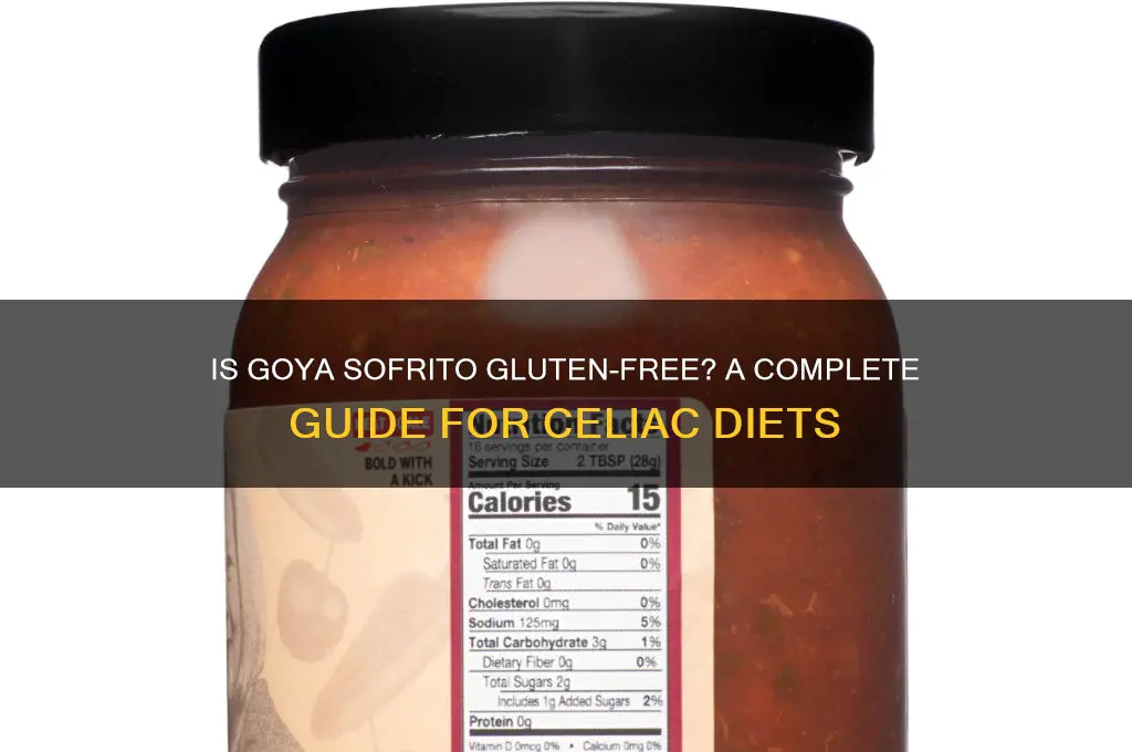 is goya sofrito gluten free