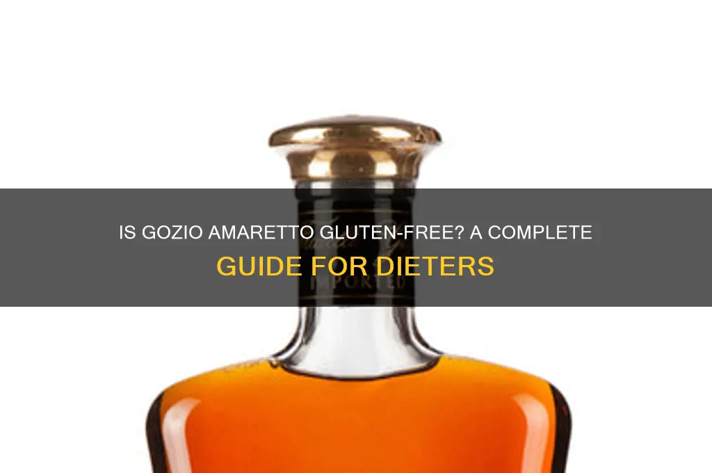 is gozio amaretto gluten free