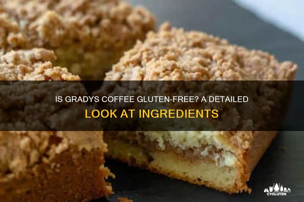 is gradys coffee gluten free