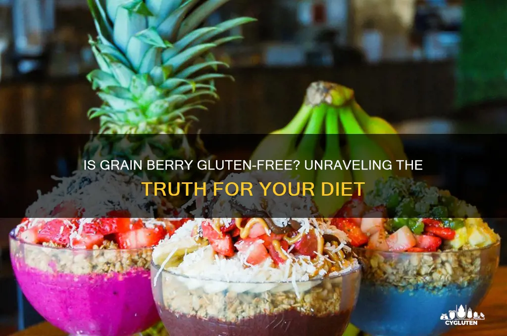 is grain berry gluten free