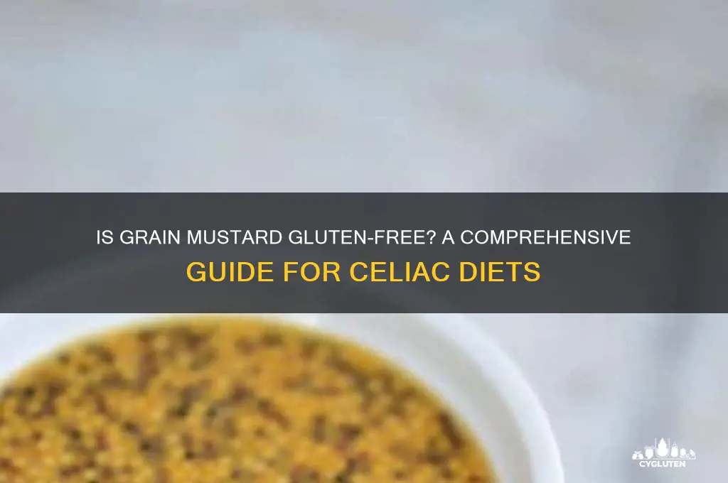 is grain mustard gluten free