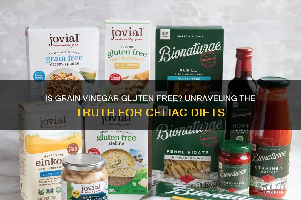 is grain vinegar gluten free