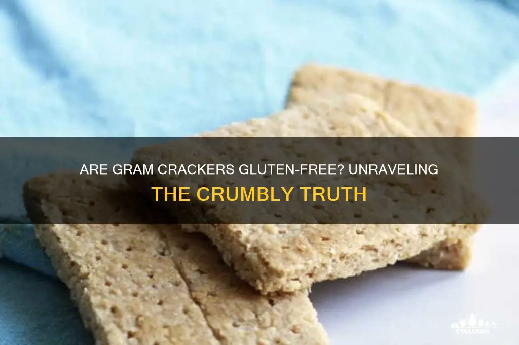 is gramcrackers gluten free