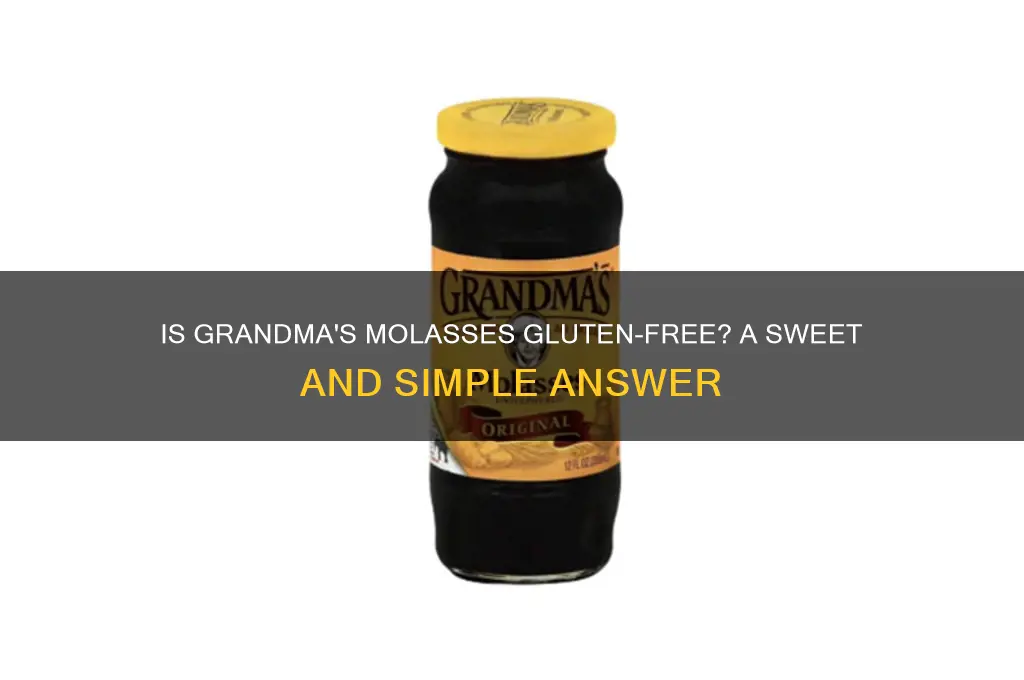 is grandma molasses gluten free