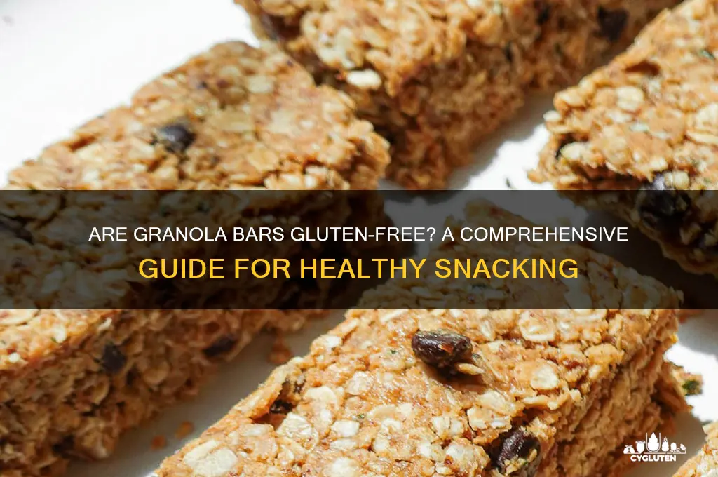 is granola bar gluten free