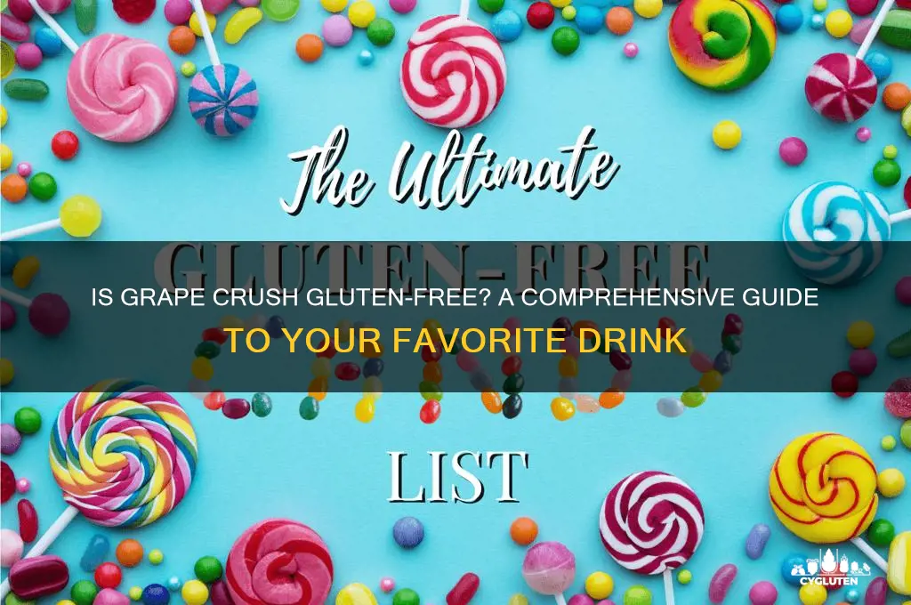 is grape crush gluten free