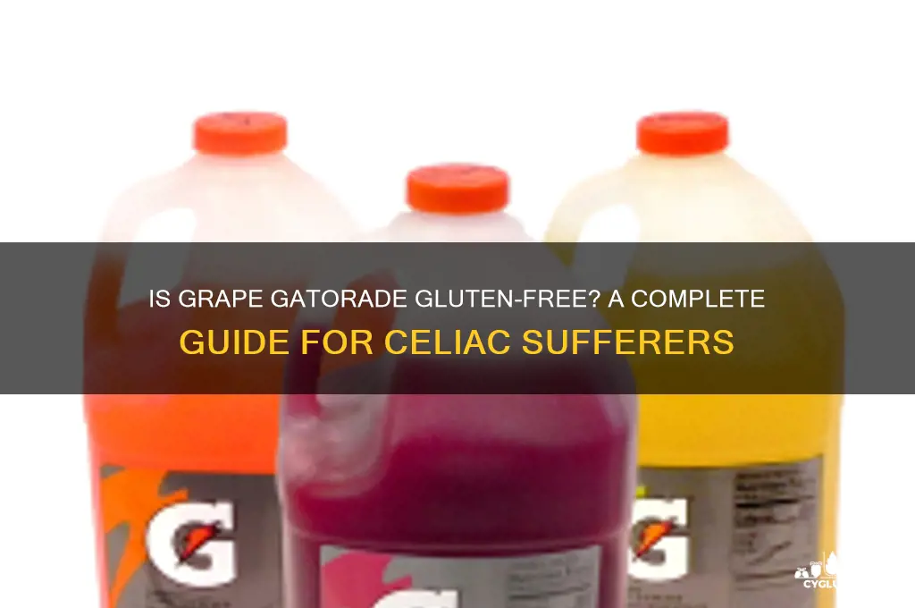 is grape gatorade gluten free