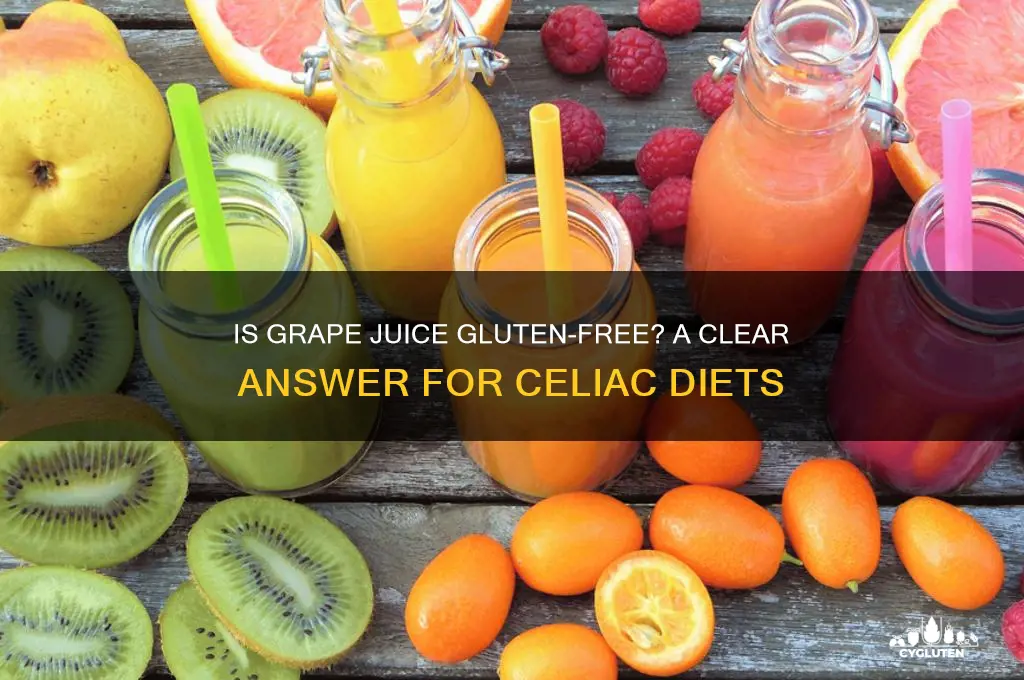 is grape juice gluten free