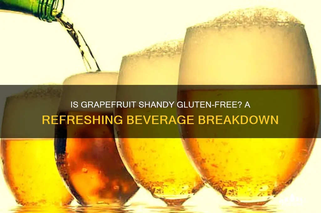 is grapefruit shandy gluten free
