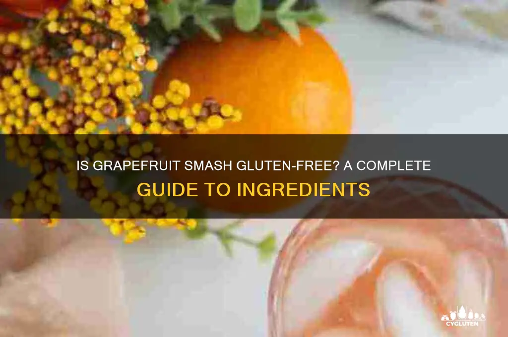 is grapefruit smash gluten free