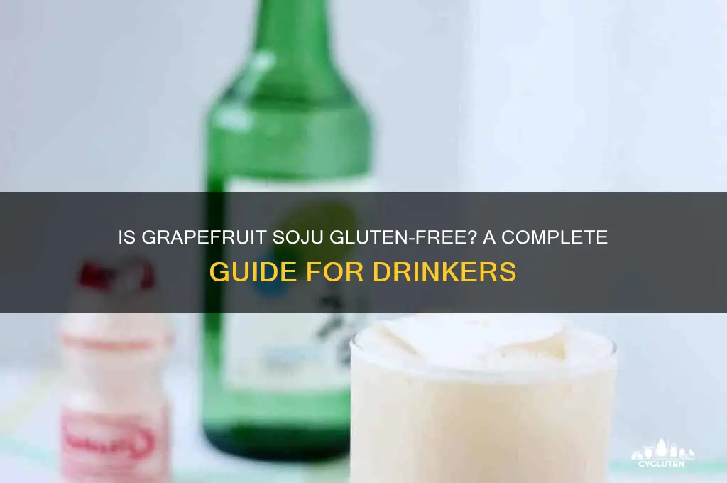 is grapefruit soju gluten free