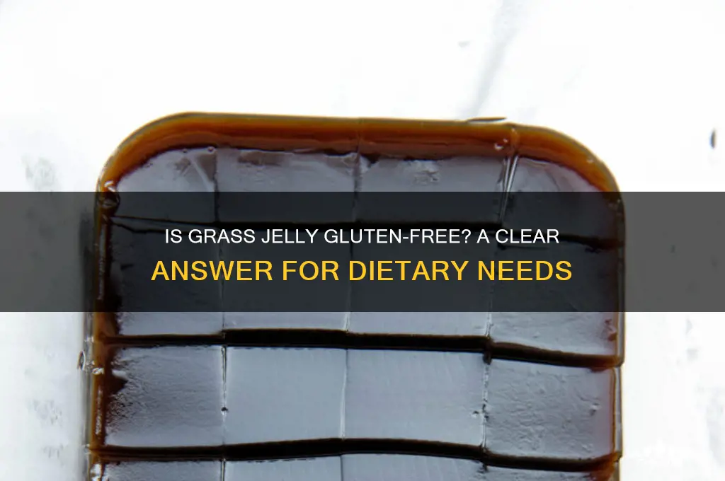 is grass jelly gluten free