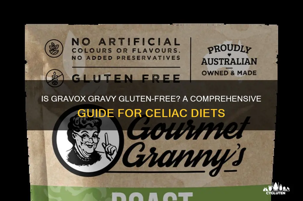 is gravox gravy gluten free