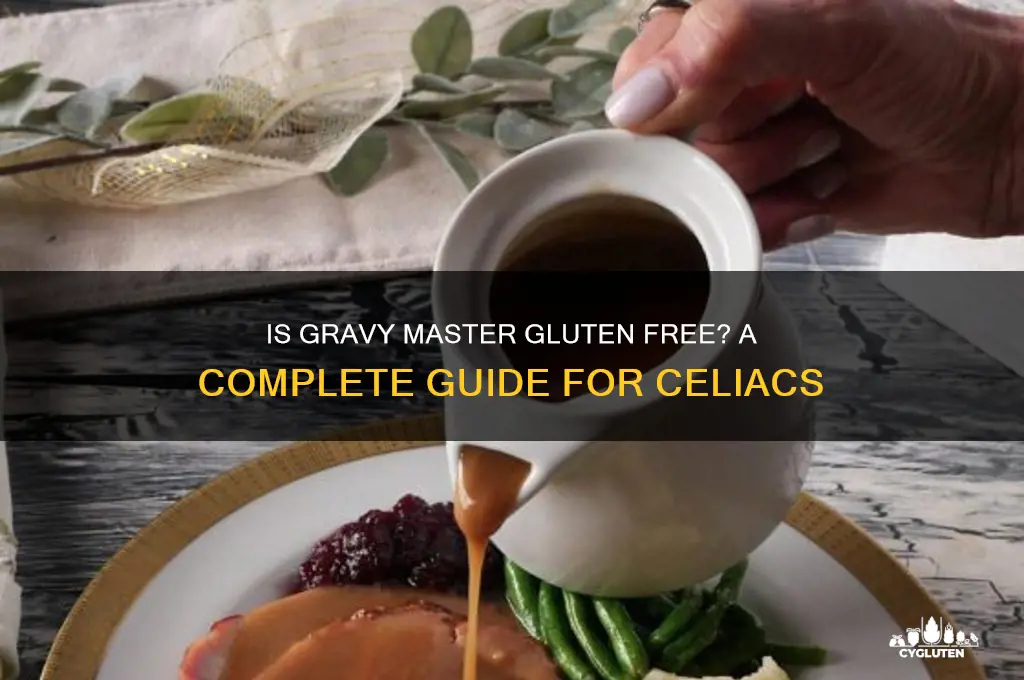 is gravy master gluten free