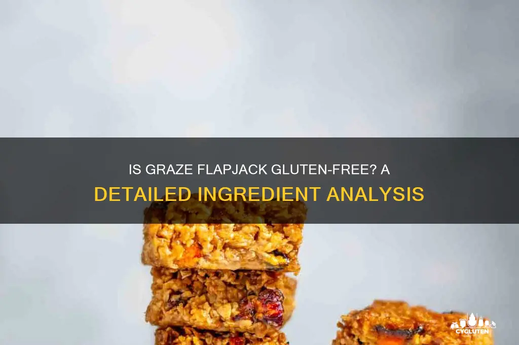 is graze flapjack gluten free