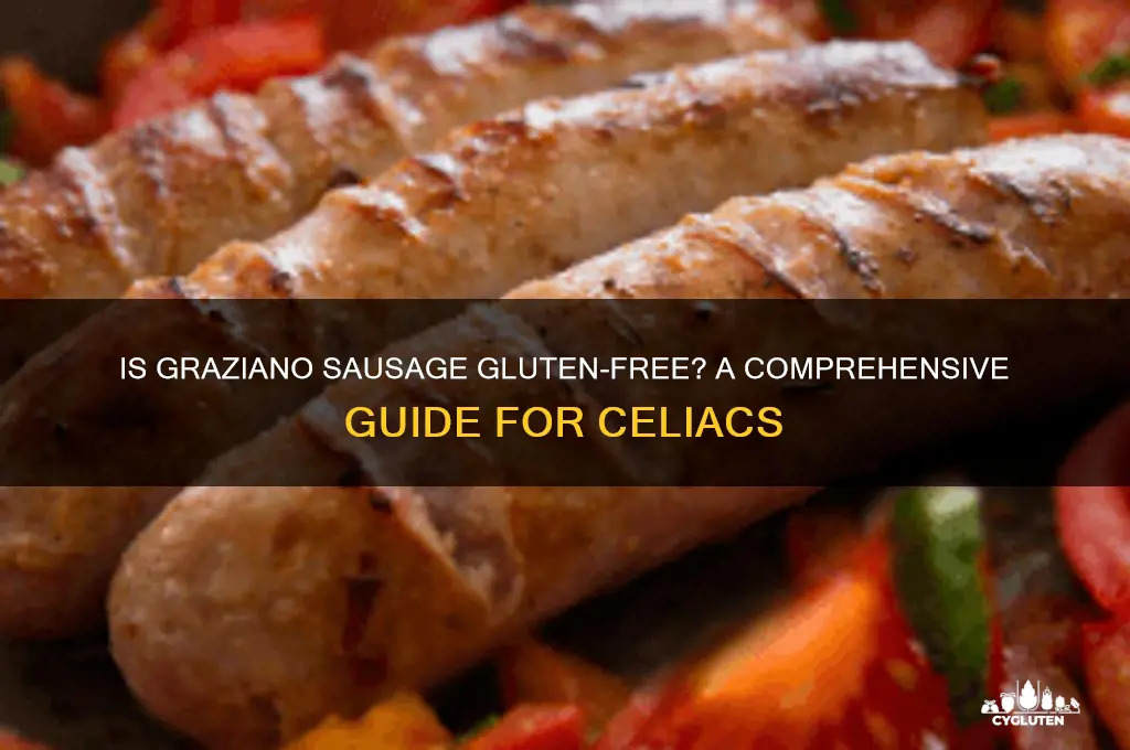 is graziano sausage gluten free
