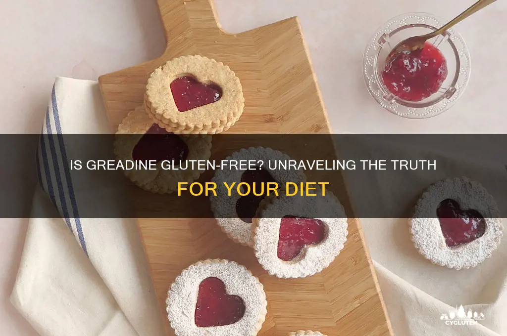 is greadine gluten free