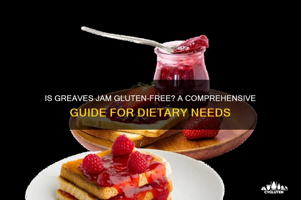 is greaves jam gluten free