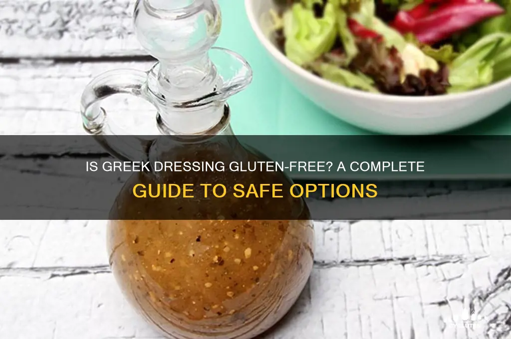is greek dressing gluten free