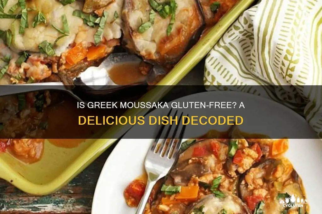 is greek moussaka gluten free