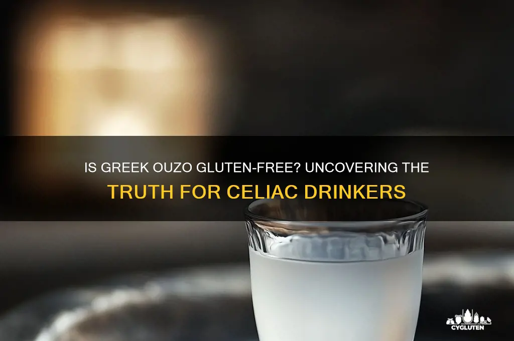 is greek ouzo gluten free