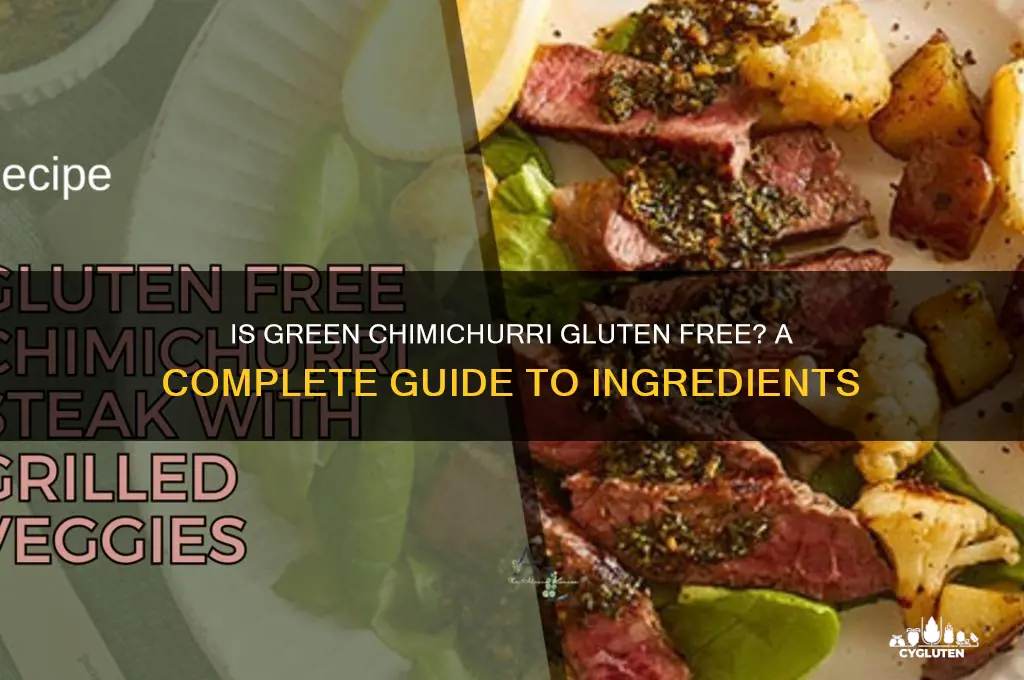 is green chimichurri gluten free