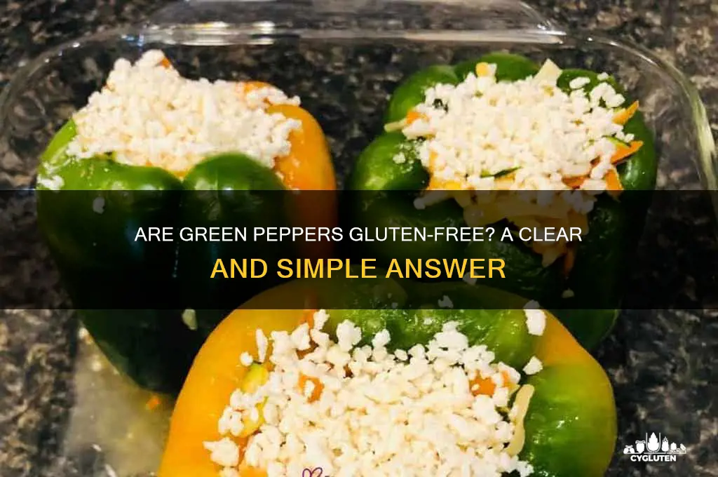 is green peppers gluten free