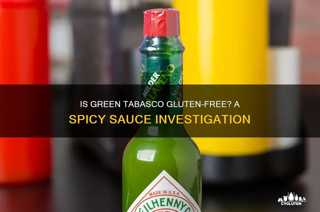is green tabasco gluten free