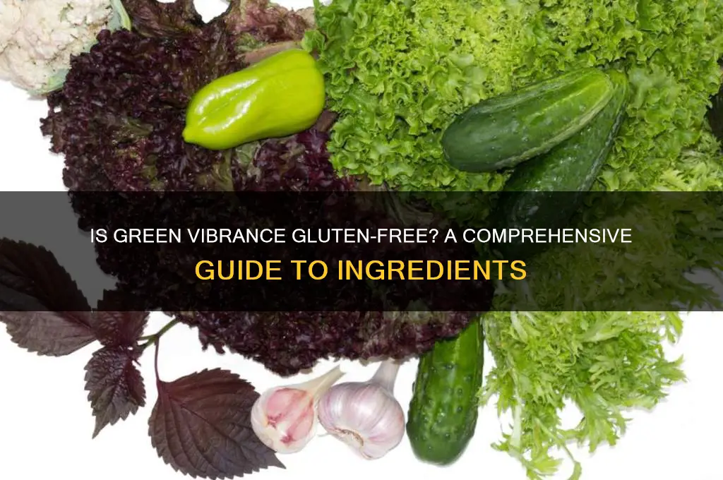 is green vibrance gluten free