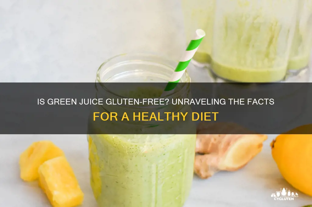 is greenjuice gluten free