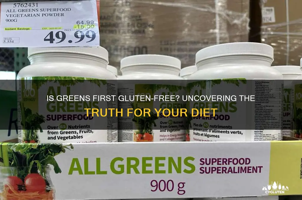 is greens first gluten free