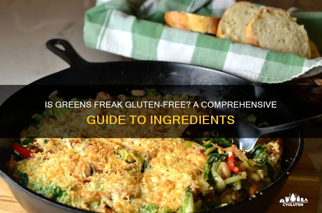 is greens freak gluten free