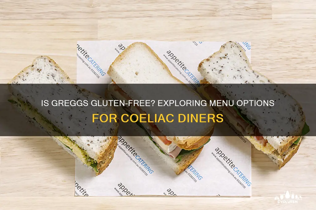 is greggs gluten free