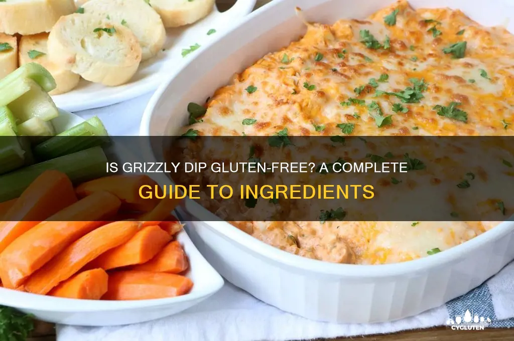 is grizzly dip gluten free