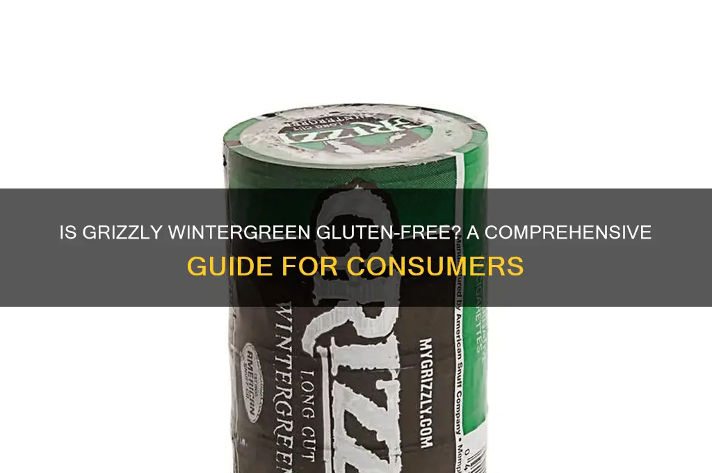 is grizzly wintergreen gluten free