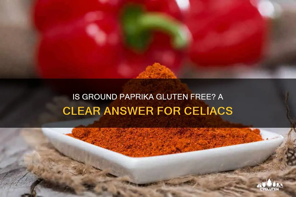 is ground paprika gluten free