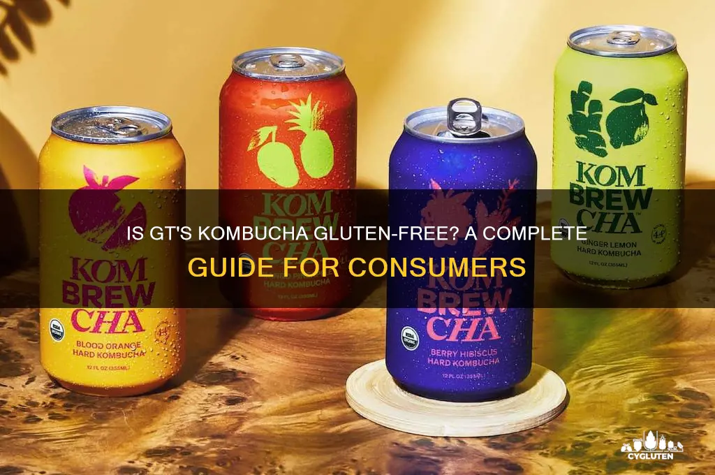 is gt kombucha gluten free