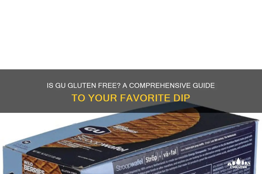 is gu gluten free
