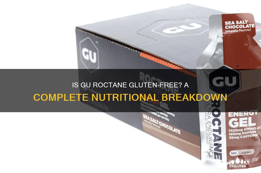is gu roctane gluten free