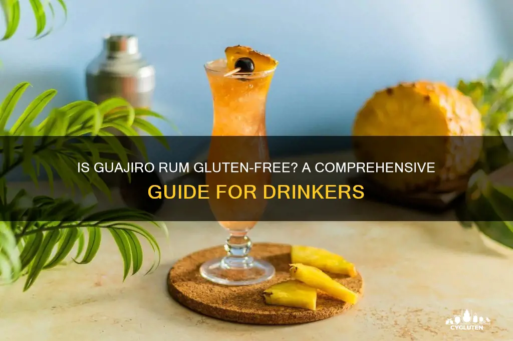 is guajiro rum gluten free