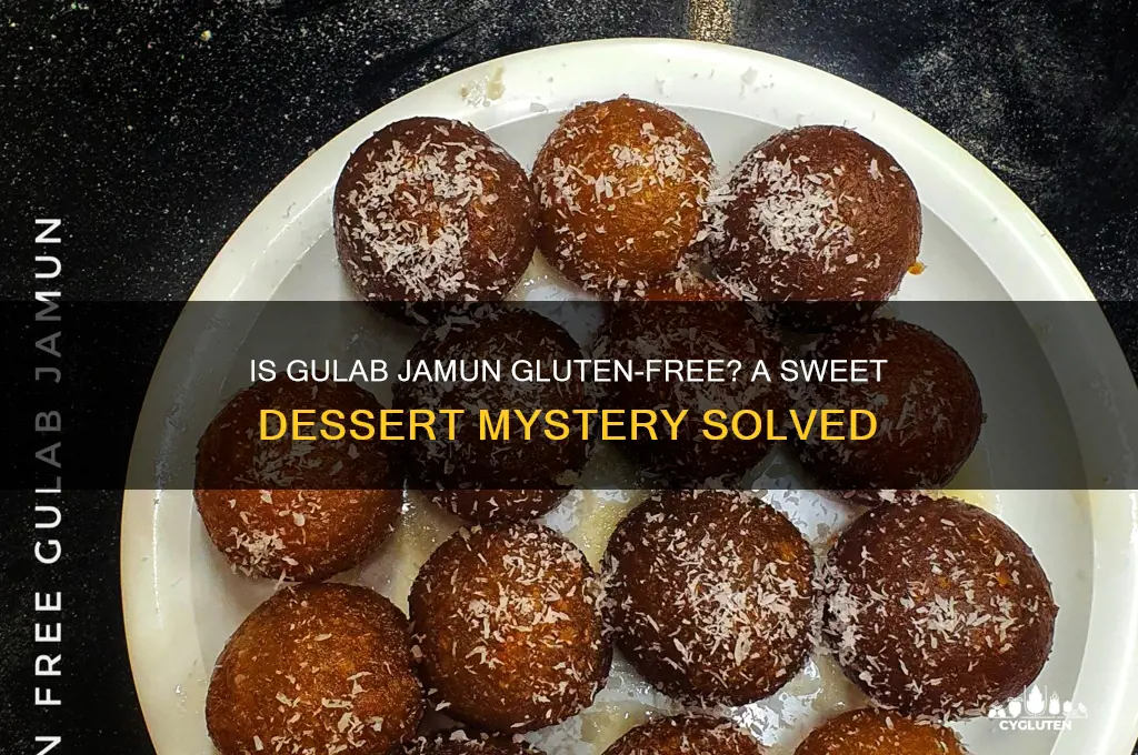 is gulab jamun gluten free