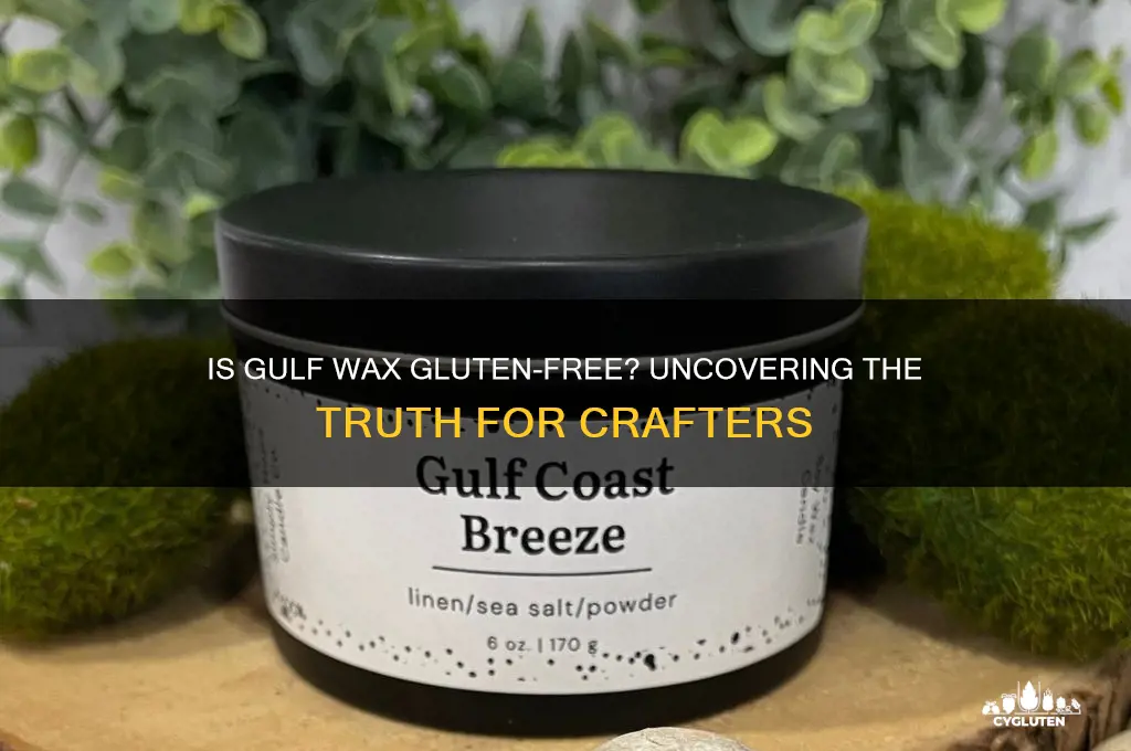 is gulf wax gluten free