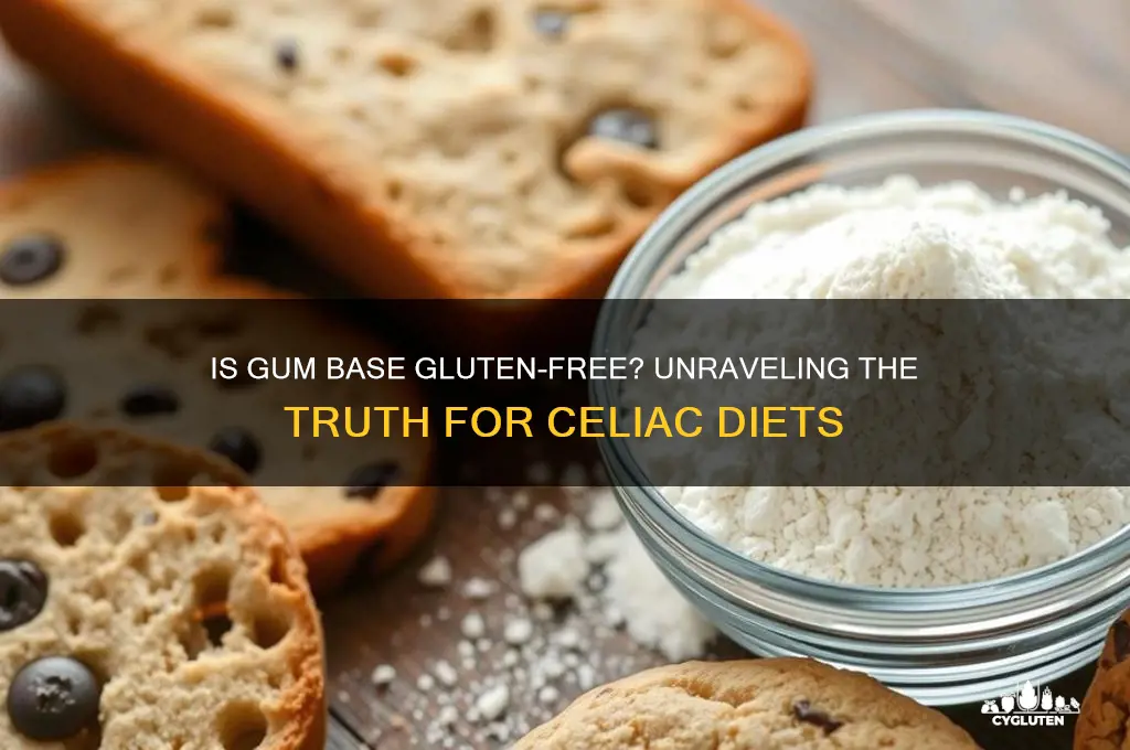 is gum base gluten free